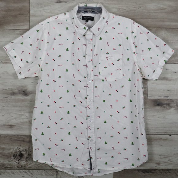 Eighty Eight* Men's Short Sleeve Button Down Single Chest Pocket Shirt~ XL - Picture 3 of 11